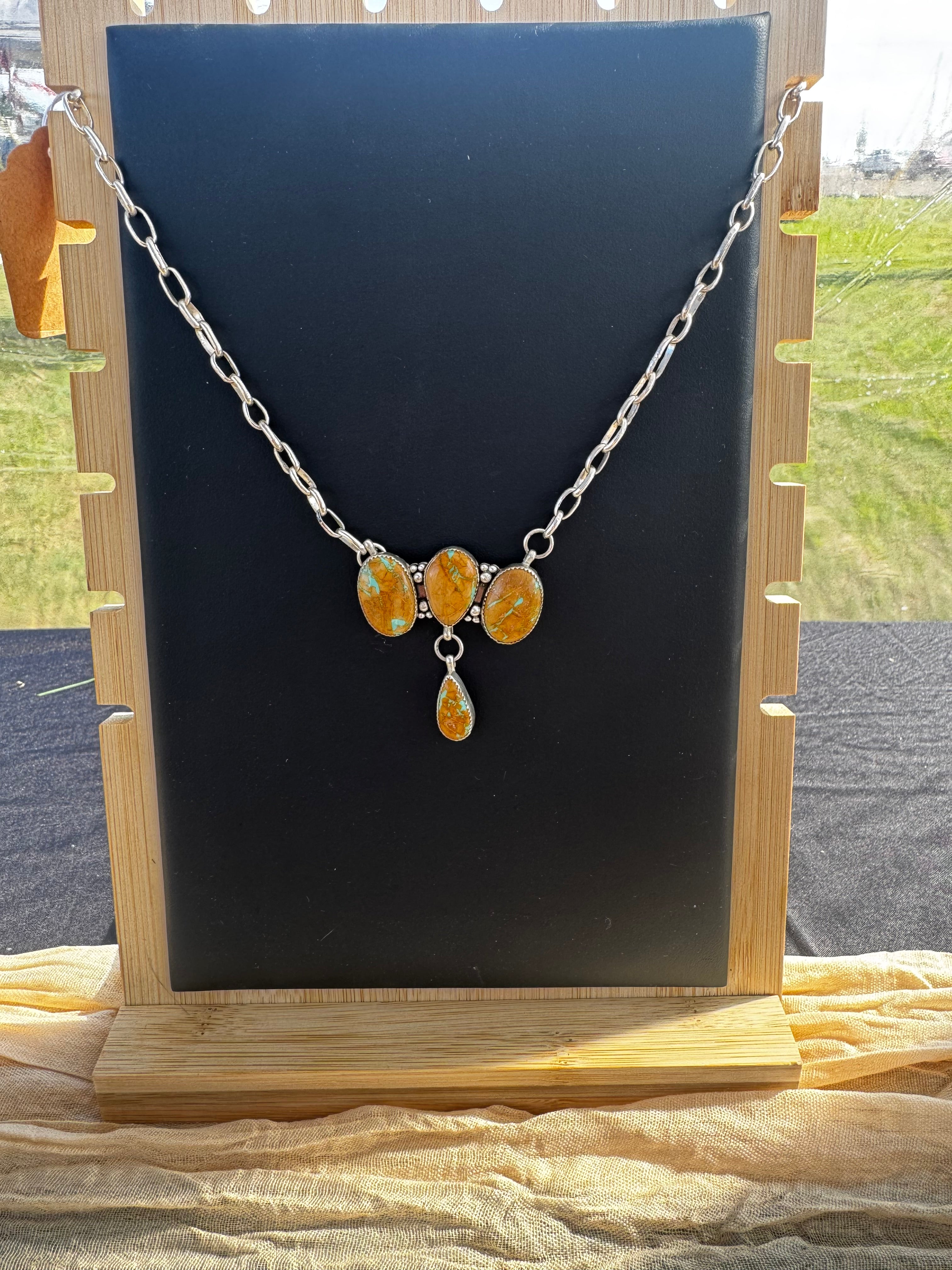 Crow Springs Turquoise Necklace