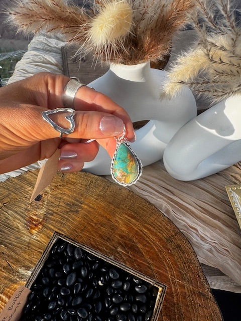 Royston Turquoise Pendant