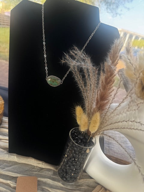 Apache Nugget Turquoise Necklace